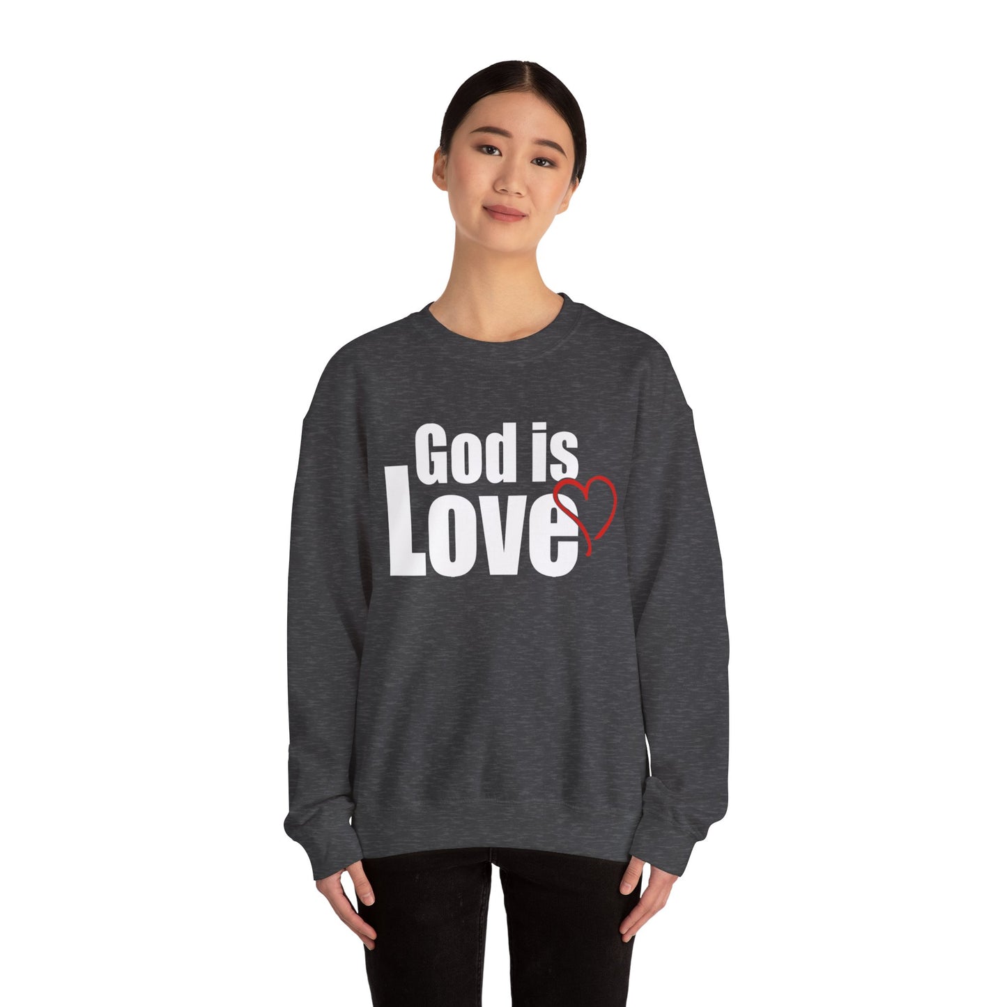 God is Love Crewneck Sweatshirt