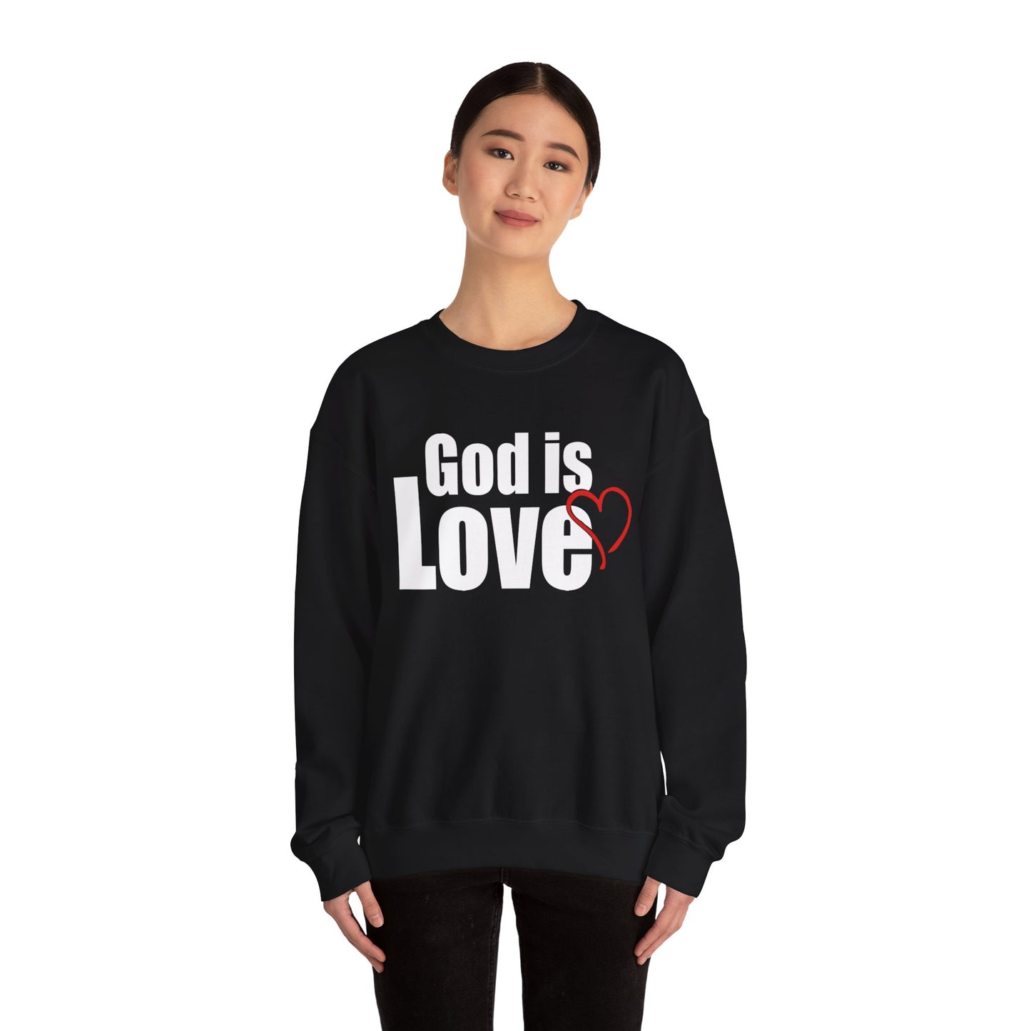 God is Love Crewneck Sweatshirt