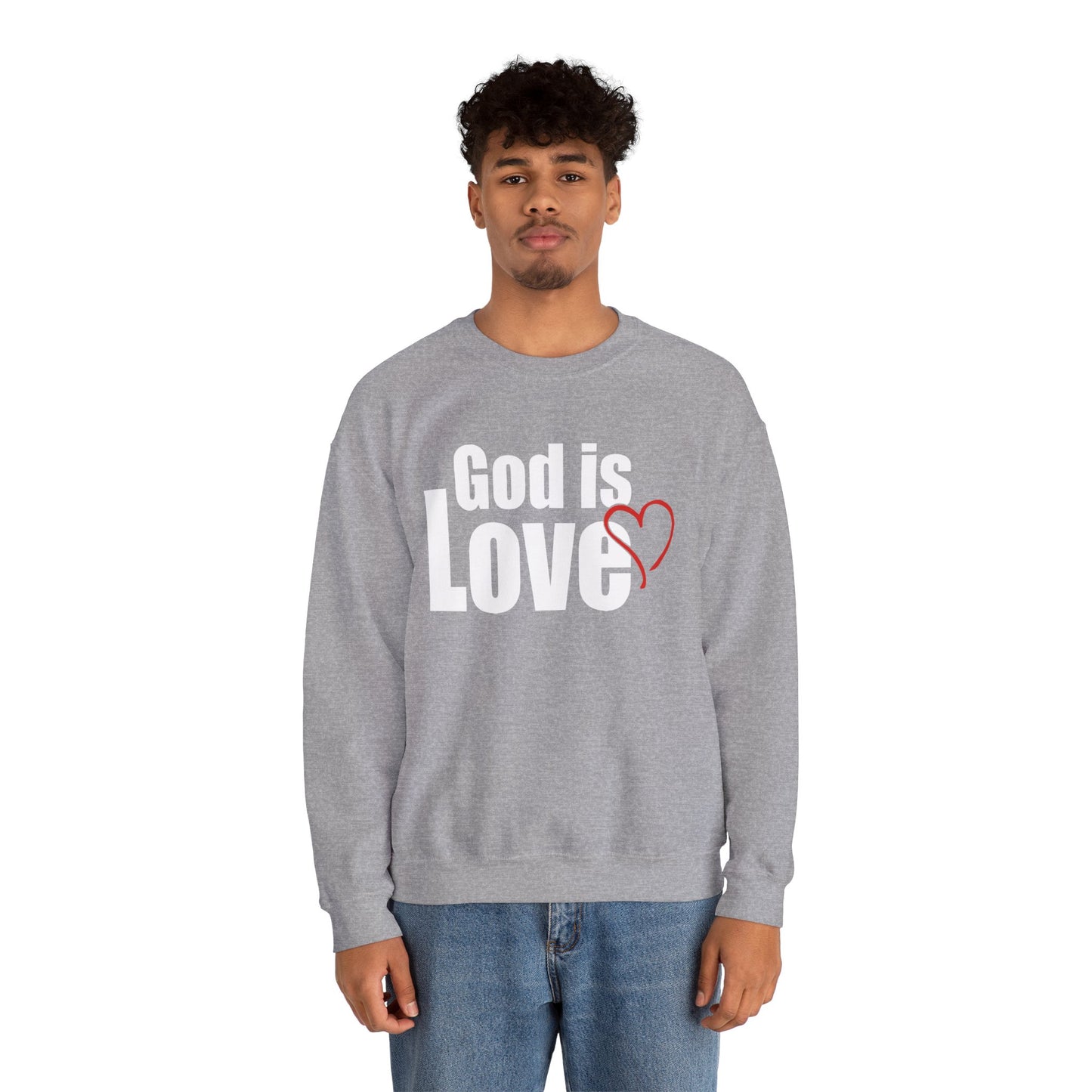 God is Love Crewneck Sweatshirt