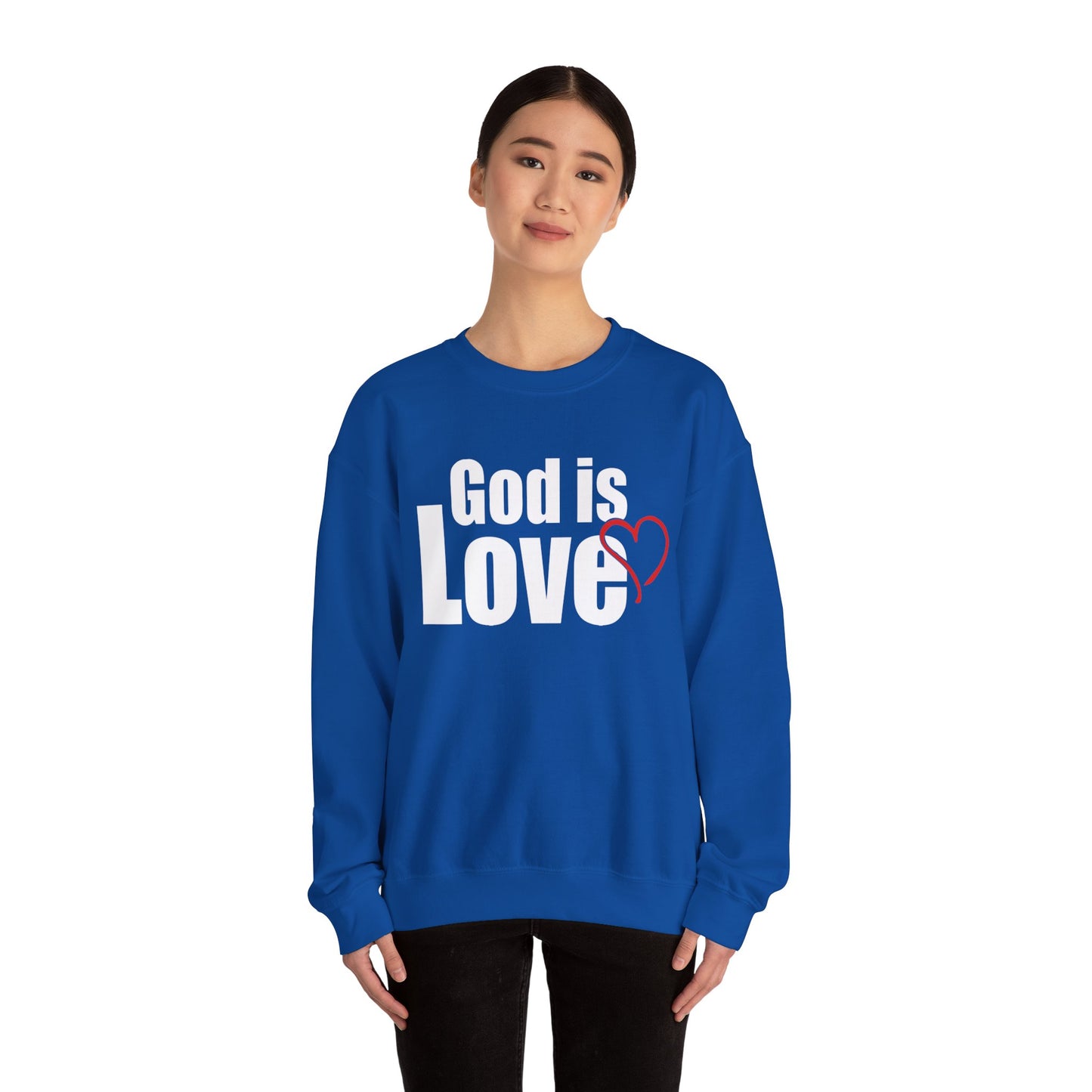 God is Love Crewneck Sweatshirt