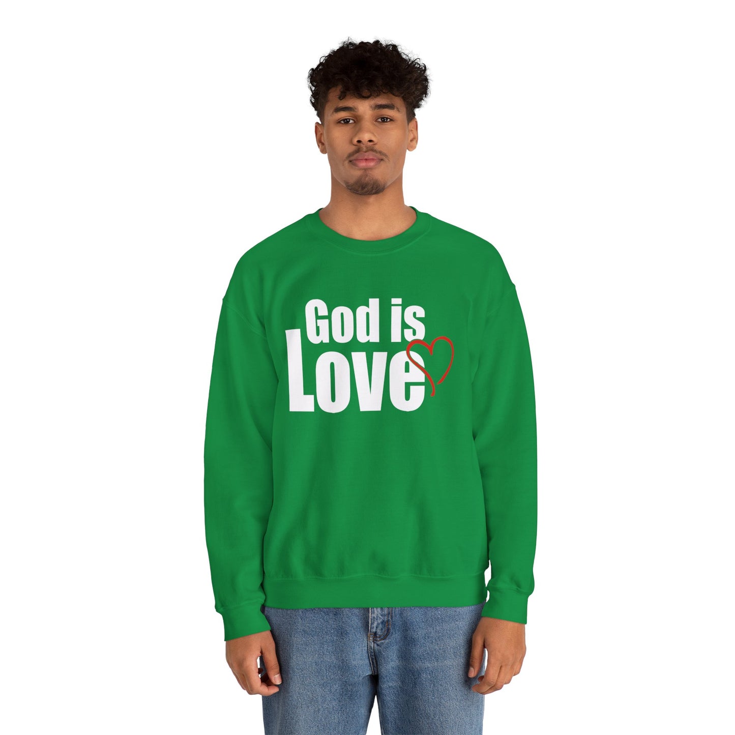 God is Love Crewneck Sweatshirt